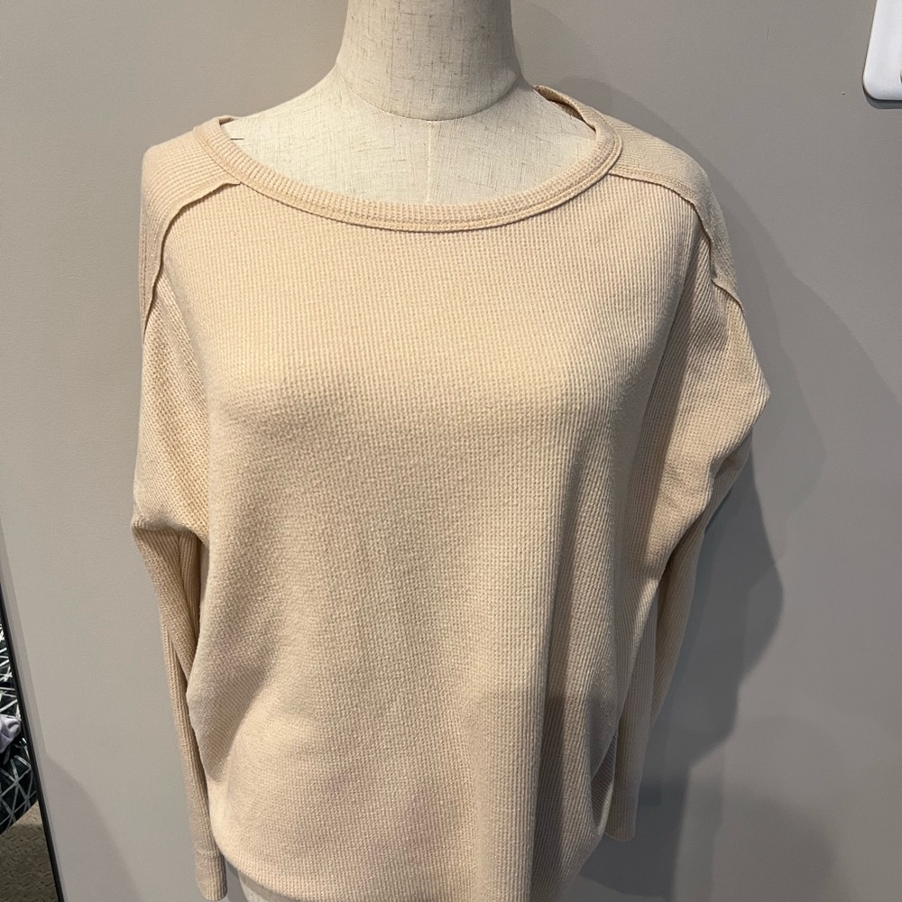 Hashttag slouch shirt crème